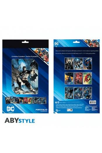 DC Comics - Portfolio 9 Posters Justice League (219,7) - slika proizvoda