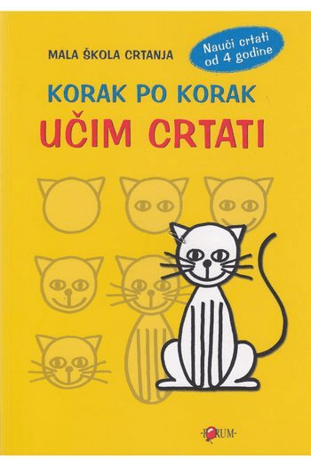 Korak po korak - Učim crtati - naslovnica
