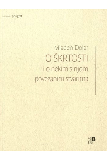 O škrtosti i o nekim s njom povezanim stvarima - naslovnica