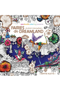 Zendoodle Coloring Presents Fairies in Dreamland - naslovnica