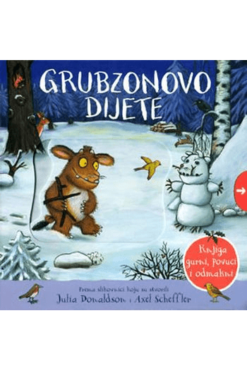 Grubzonovo dijete - knjiga gurni, povuci i odmakni (Slikovnica) - naslovnica
