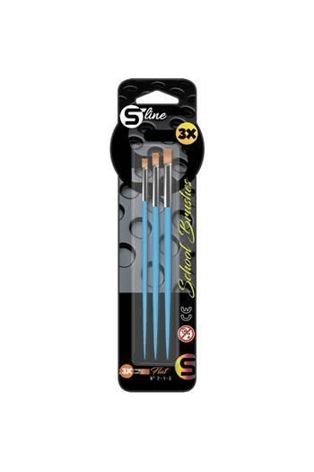 Kistovi tempera set S-LINE 3/1 br.2,4,6 bls P24/240 - slika proizvoda