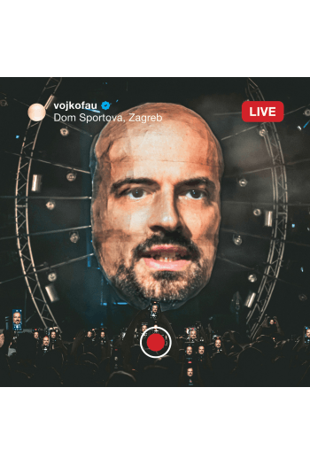 Vojko V - Live @ Dom sportova CD + BD - omot