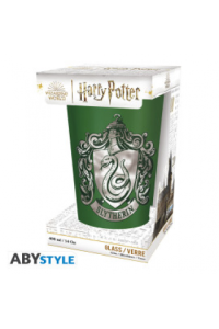 Harry Potter - Premium Large Glass - 400ml - Slytherin - - slika proizvoda