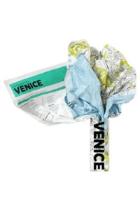 Venice Crumpled City Map - naslovnica