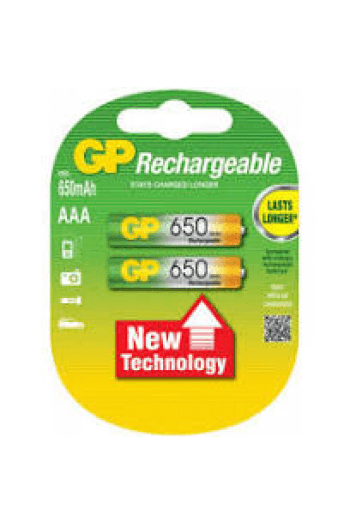 GP PUNJIVE BATERIJE 650mAh AAA 2/1 - slika proizvoda