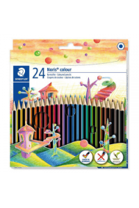 Boje drvene 24boje Noris  colour Staedtler 185 C24 blister