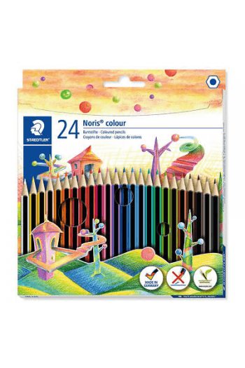 Boje drvene 24boje Noris  colour Staedtler 185 C24 blister - slika proizvoda