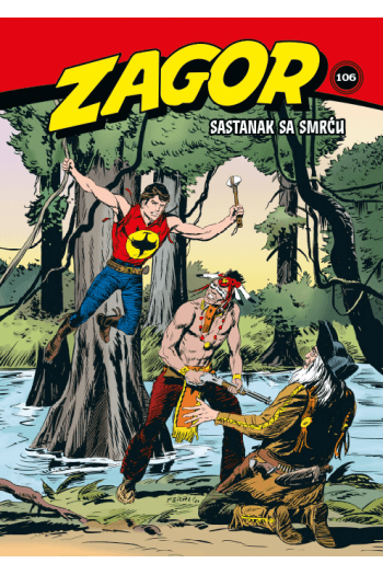 Zagor kolor 106: Sastanak sa smrću (Strip) - naslovnica
