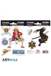 ONE PIECE - Stickers - 16x11cm/ 2 sheets -  Luffy & Law - slika proizvoda