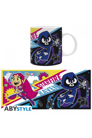 Teen Titans - Mug - 320 Ml - Starfire & Raven - Subli - Box - slika proizvoda