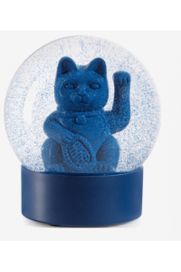 Summerglobe - Lucky Cat Dark Blue , Snowglobe , 10x11 cm , glass , water , polyresin (16) - slika proizvoda