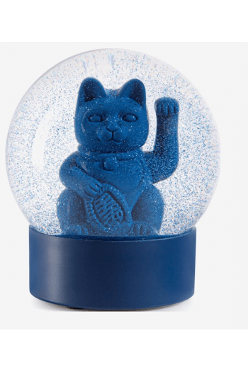 Summerglobe - Lucky Cat Dark Blue , Snowglobe , 10x11 cm , glass , water , polyresin (16) - slika proizvoda