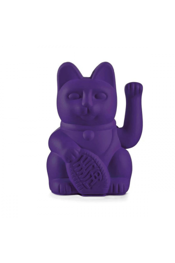 Lucky Cat - Violet waving cat ca. 10,5 x 8,5 x 15 cm  plastic no batt.incl. - slika proizvoda