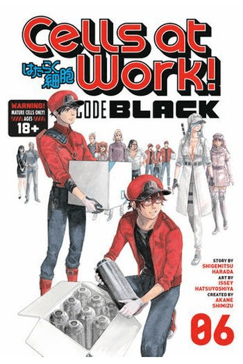 Cells at Work! CODE BLACK, Vol. 06 (Manga) - naslovnica