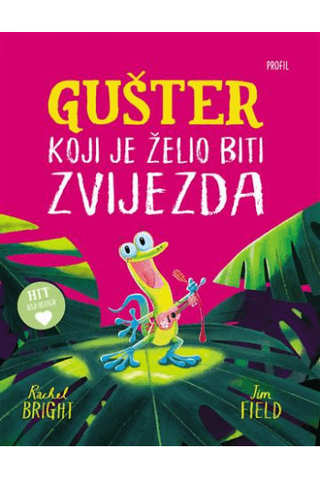 Gušter koji je želio biti zvijezda (Slikovnica) - naslovnica