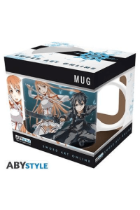 SWORD ART ONLINE - Mug - 320 ml - "Asuna & Kirito" - subli - - slika proizvoda