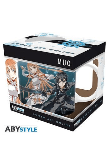 SWORD ART ONLINE - Mug - 320 ml - "Asuna & Kirito" - subli - - slika proizvoda