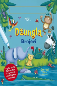 Džungla: brojevi + 1 piši-briši flomaster - slika proizvoda