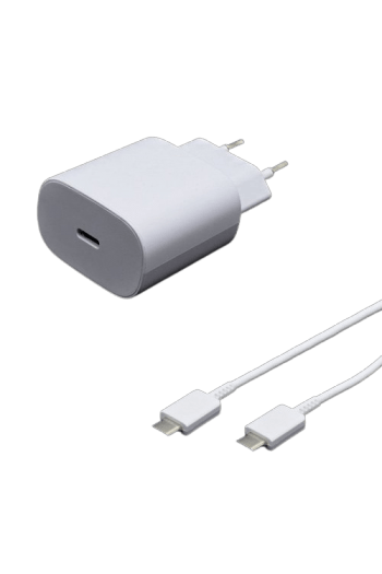 Kućni punjač original za Samsung TA800XWEGW tip c PD 25W + tip C USB bijel blister - slika proizvoda