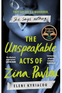 The Unspeakable Acts of Zina Pavlou - naslovnica
