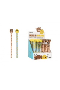 Olovka grafitna iTotal Cute animals medo+pilić