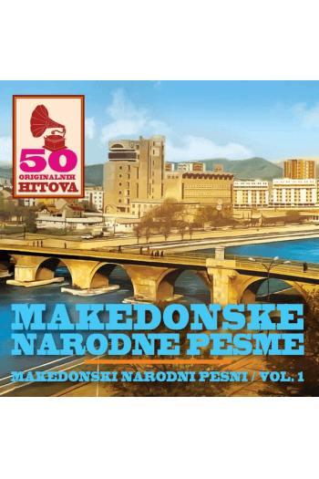 Razni izvođači - Makedonske narodne pesme - 50 Originalnih hitova CD - omot