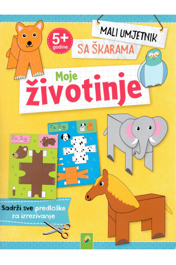 Mali Umjetnik sa Škarama – Moje Životinje - naslovnica
