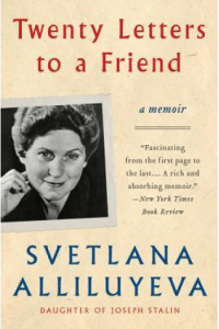 Twenty Letters To A Friend: A Memoir - naslovnica