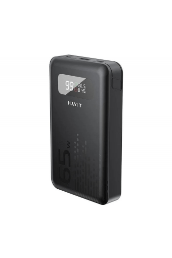 Havit power bank PB5212, 100W 20000mah, led black - slika proizvoda