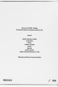 RM (BTS) - Indigo (Book edition) CD - omot