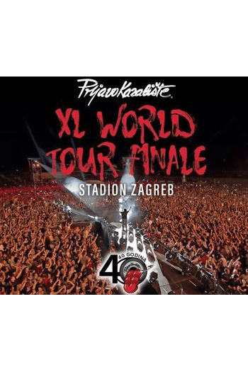 Prljavo kazalište - XL World tour finale,Stadion Zagreb CD - omot