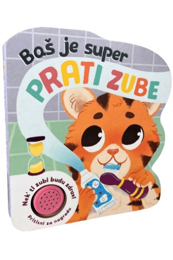 Baš je super prati zube (Slikovnica) - naslovnica