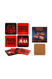 Set podmetača za čaše pluto Stranger Things 4/1 71/3282 - slika proizvoda