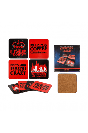 Set podmetača za čaše pluto Stranger Things 4/1 71/3282 - slika proizvoda