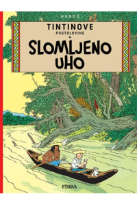 Tintinove pustolovine: Slomljeno uho (Strip) - naslovnica