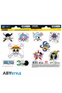 One Piece - Stickers - 2 Sheets -  Straw Hat Skulls - slika proizvoda