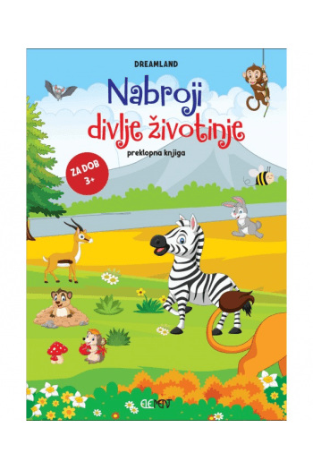 Nabroji divlje životinje (Slikovnica) - naslovnica