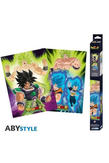 Dragon Ball Super Broly Set 2 Chibi Posters Broly (52x38cm) - slika proizvoda