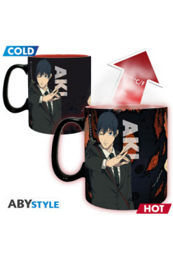 Chainsaw Man - Mug Heat Change- 460Ml- Denji & Aki - Cardboard - slika proizvoda