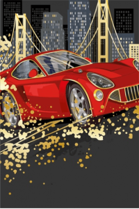 Red Sports Car - slika proizvoda