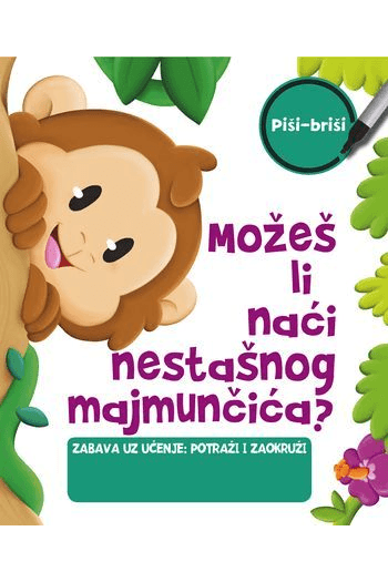 Možeš li naći nestašnog majmunčića? - naslovnica