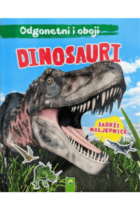 Dinosauri - odgonetni i oboji - naslovnica