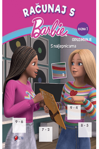 Računaj s Barbie - Razina 1 - Oduzimanje (Slikovnica) - naslovnica