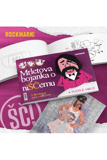Mrletova bojanka o niŠČemu - Slikovima iz priča o niŠČemu+puzzle Mrle - naslovnica