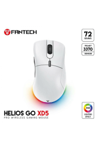 Miš gaming bežični Fantech 800-19000 DPI Helios GO XD5 space edition bijeli - slika proizvoda