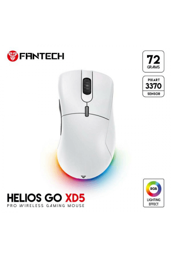 Miš gaming bežični Fantech 800-19000 DPI Helios GO XD5 space edition bijeli - slika proizvoda