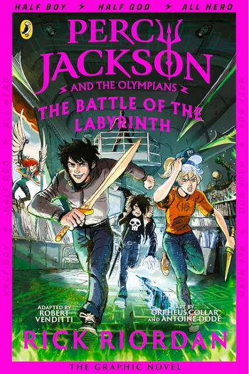 The Battle of the Labyrinth: Graphic Novel (Percy Jackson Book 4) - naslovnica
