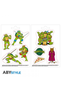 TMNT - Stickers - 16X11cm, 2 Sheets - Turtles & Splinter X5 - slika proizvoda