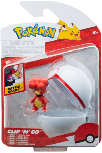Pokemon Clip N Go Set Za Igru - Magby And Premier Ball W15 - slika proizvoda